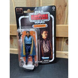 Star Wars Black Series Lando Calrissian 40th Anniversary Action Figure Kenner 4"